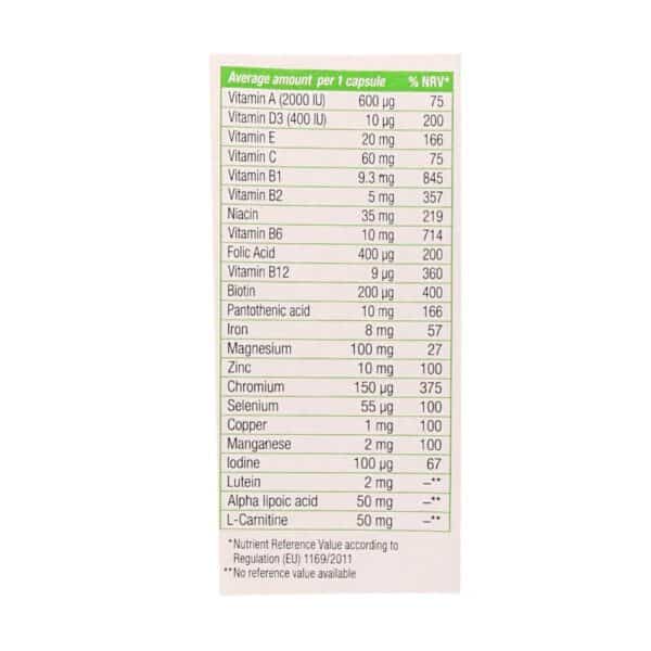 مولتی ویتامین برای افراد دیابتی APOVITAL
